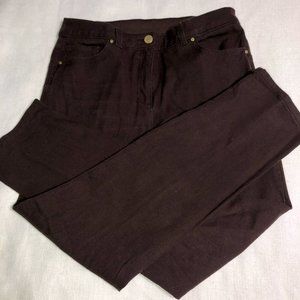 Chicos Brown Stretch Jeans-Sz 6